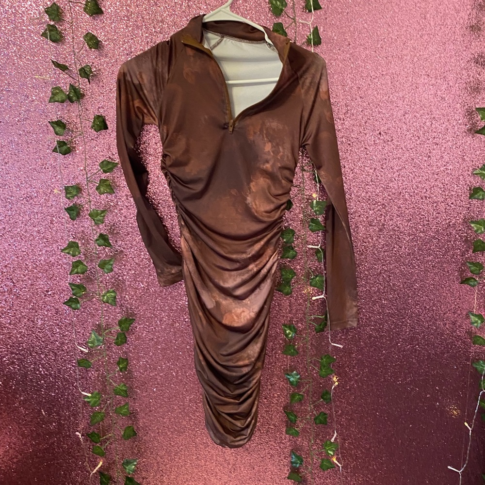 Boutique Brown Small Dress